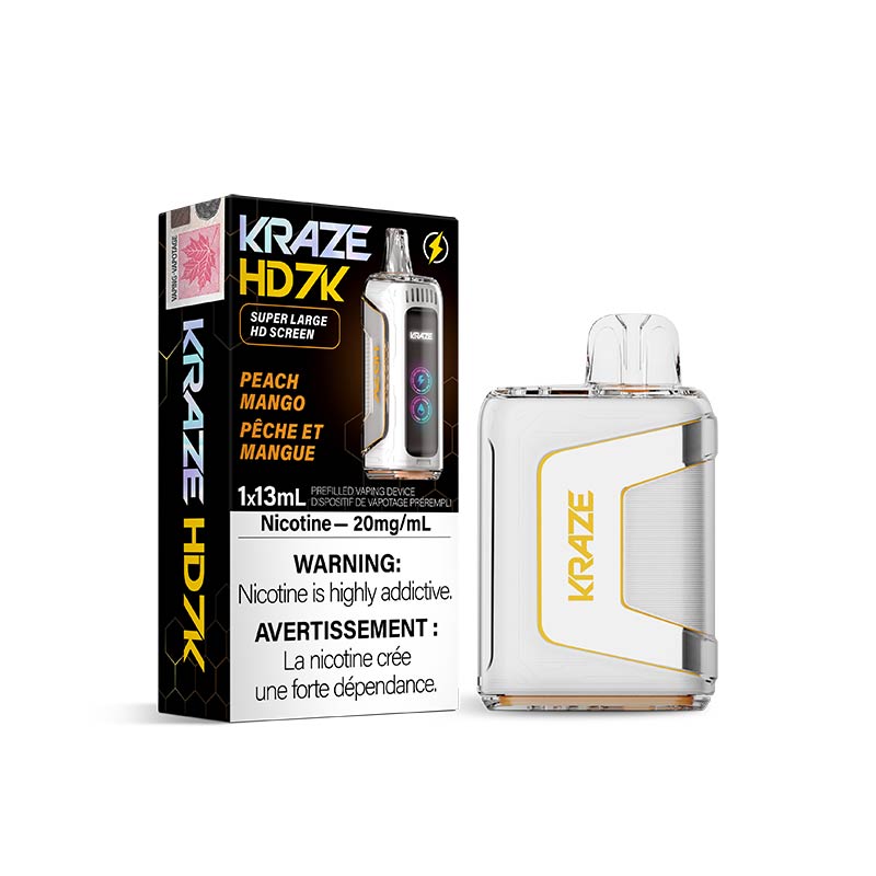 Kraze HD 7000 Disposable - Peach Mango