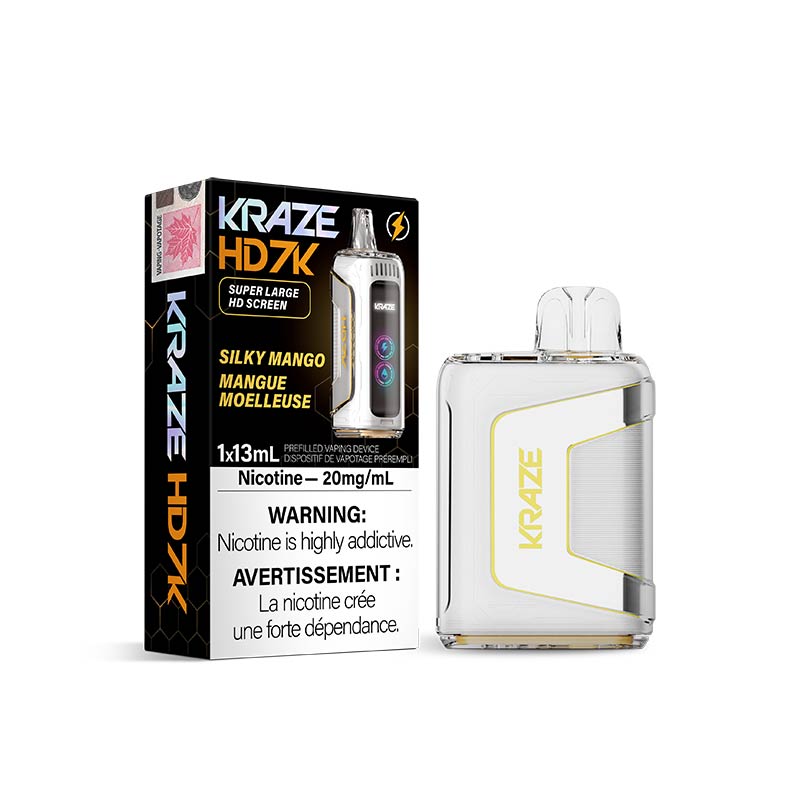 Kraze HD 7000 jetable - Mangue soyeuse