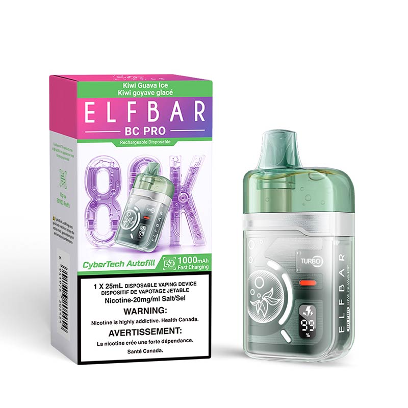 ELF Bar BC Pro 80K Disposable - Kiwi Guava Ice (ON) - Bay Vape