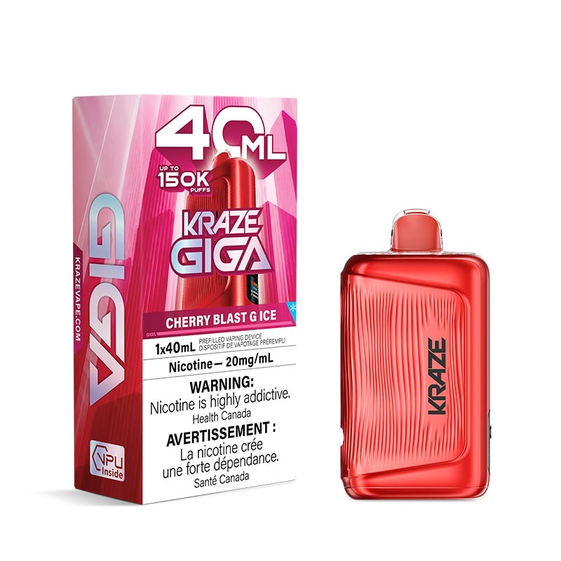 Kraze Giga Disposable - Cherry Blast G Ice (AB)