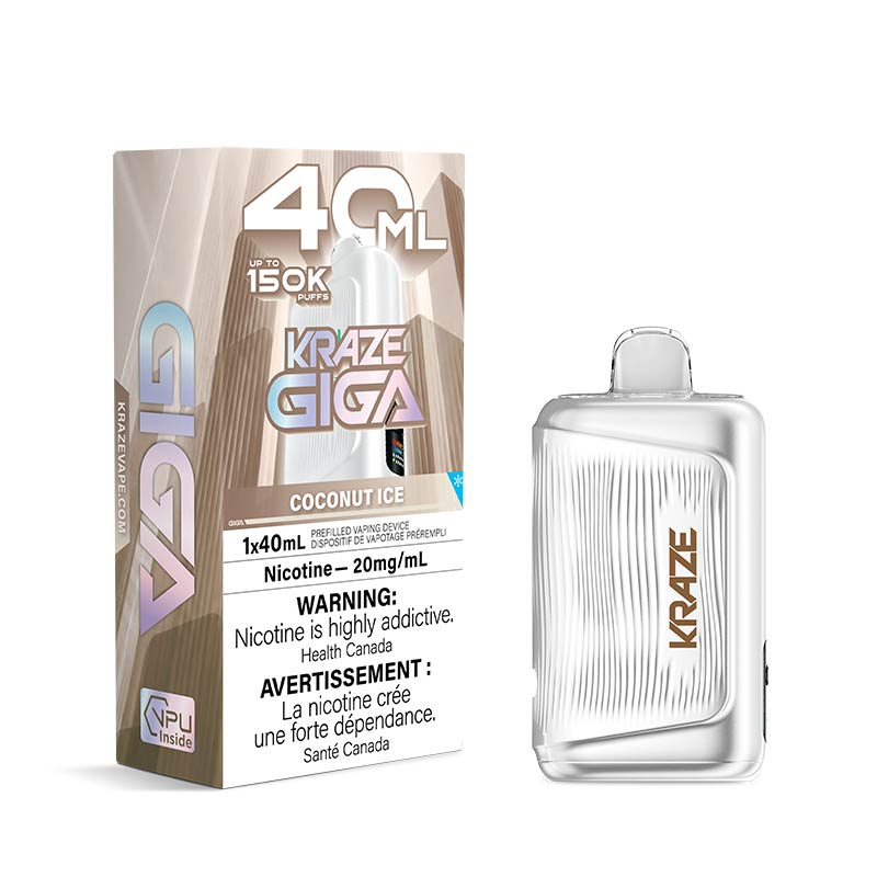 Kraze Giga Disposable - Coconut Ice (AB)