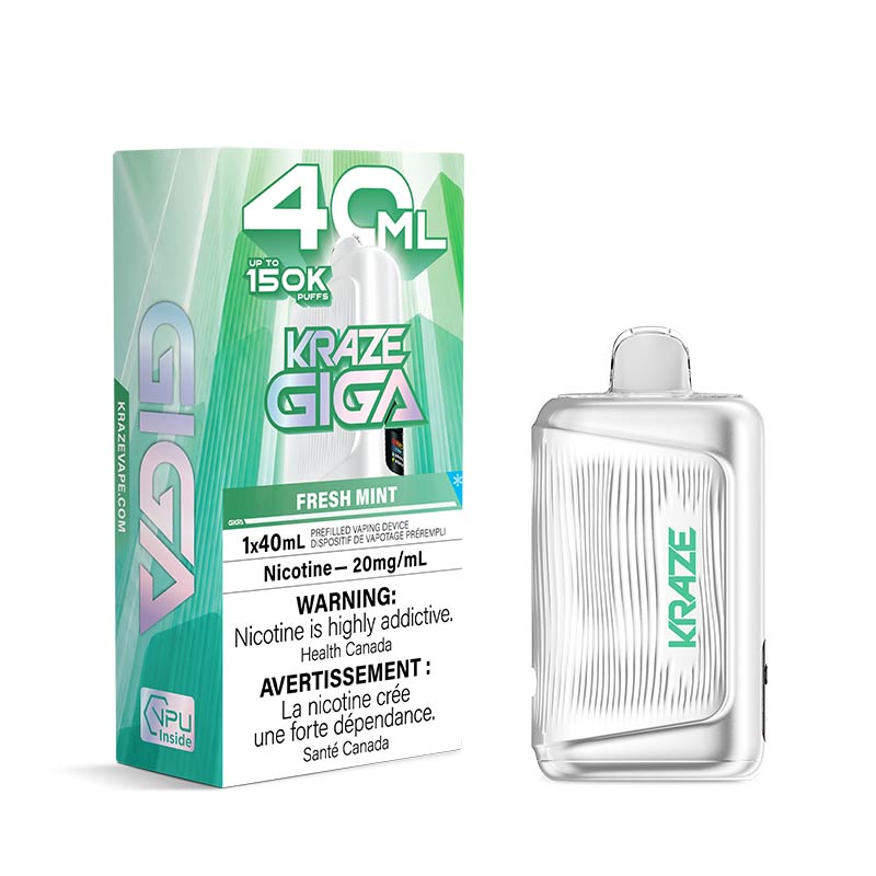 Kraze Giga Disposable - Fresh Mint (AB)