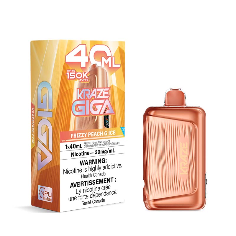 Kraze Giga Disposable - Frizzy Peach G Ice (AB)