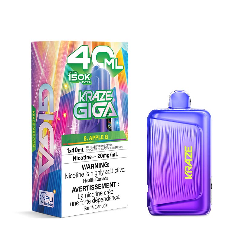 Kraze Giga Disposable - S. Apple G (AB)