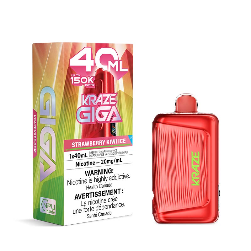 Kraze Giga Disposable - Strawberry Kiwi Ice (AB)