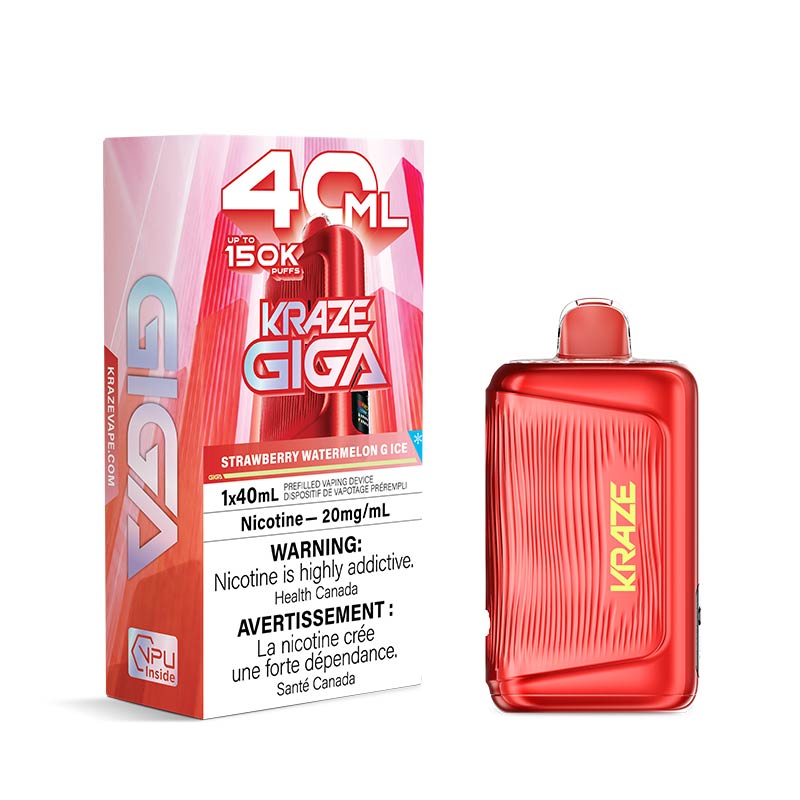 Kraze Giga Disposable - Strawberry Watermelon G Ice (AB)