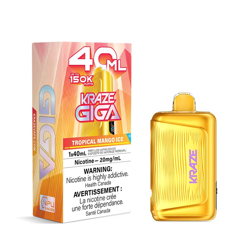 Kraze Giga Disposable - Tropical Mango Ice (AB)