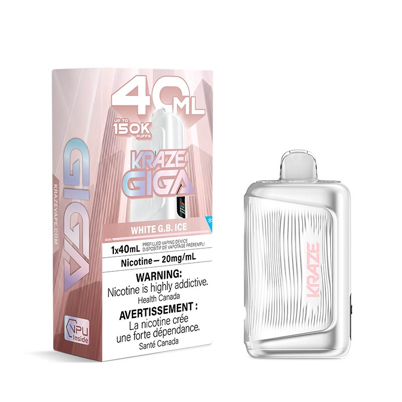 Kraze Giga Disposable - White G.B. Ice (AB)