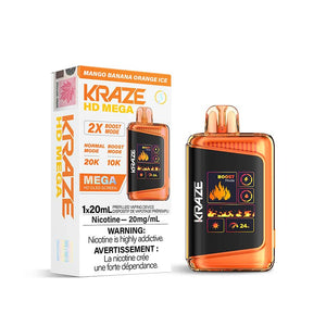 Kraze HD Mega Disposable - Mango Banana Orange Ice (ON)