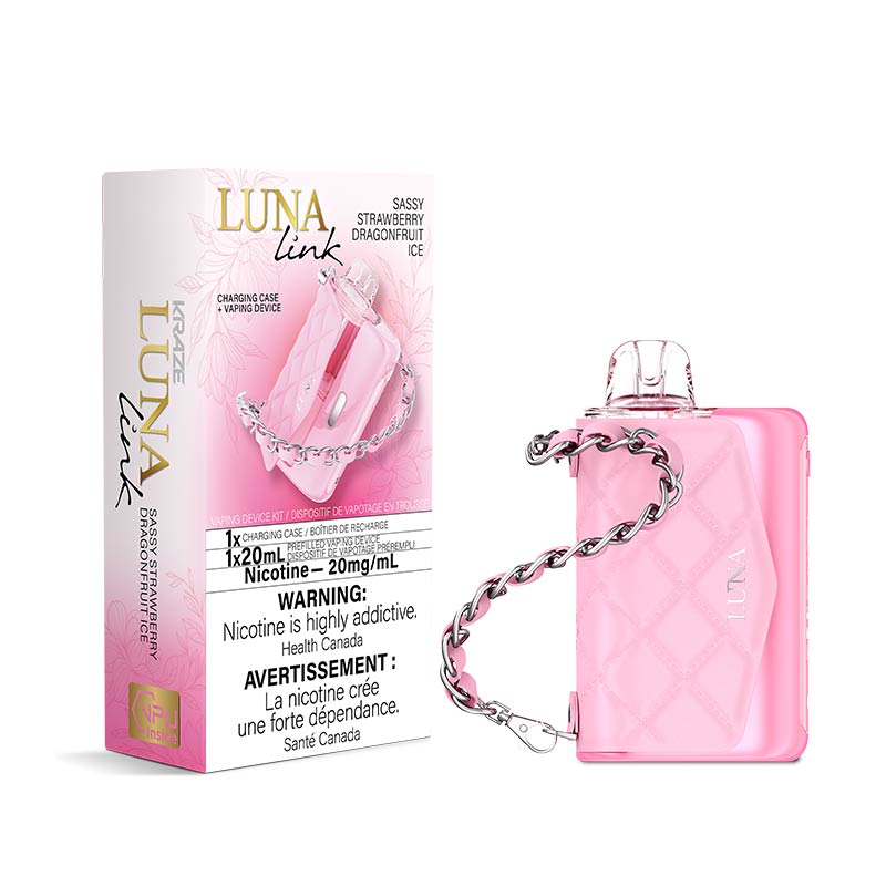 Kraze Luna Link - Sassy Strawberry Dragonfruit Ice (MB) - Bay Vape