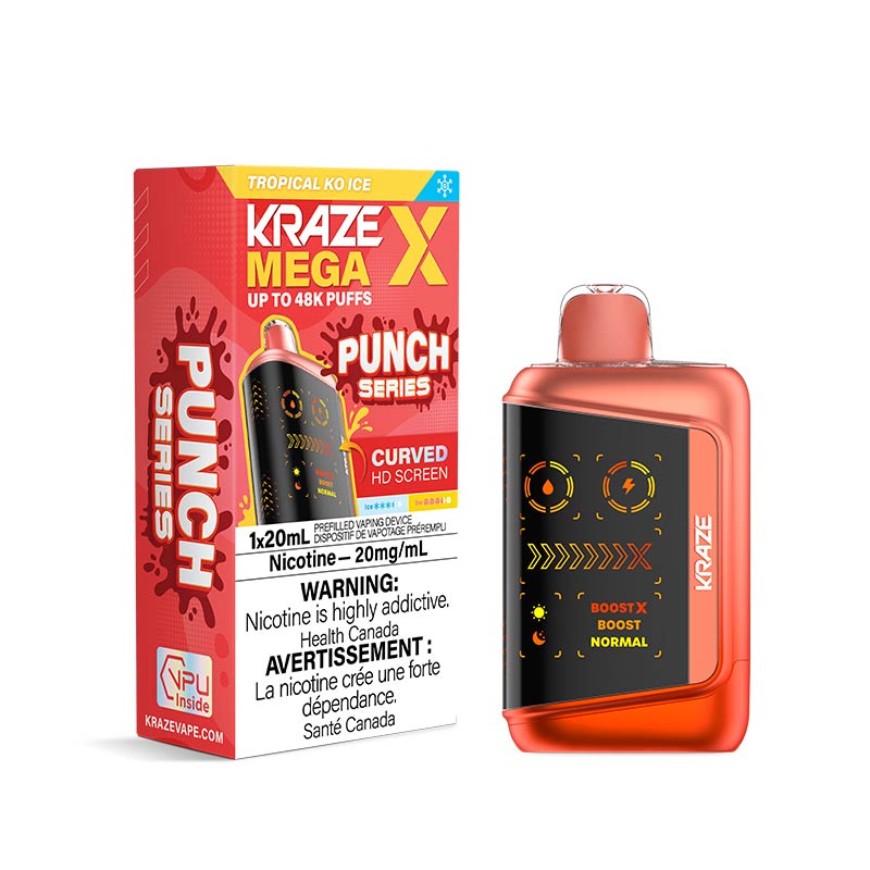Kraze Mega X Disposable - Tropical KO Ice (MB) - Bay Vape