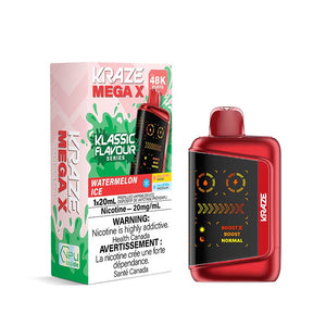 Kraze Mega X Disposable - Watermelon Ice (ON) - Bay Vape