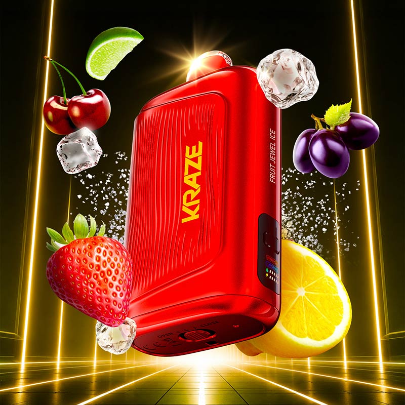 Kraze Giga Disposable - Fruit Jewel Ice (MB) - Bay Vape