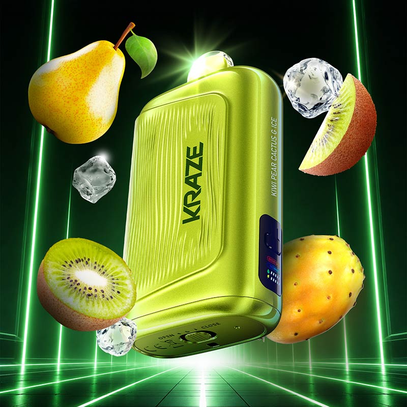 Kraze Giga Disposable - Kiwi Pear Cactus G Ice (MB) - Bay Vape
