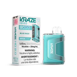 Kraze HD 2.0 Jetable - Bleu Razz
