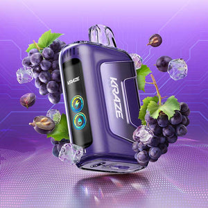 Kraze HD 2.0 jetable - Glace au raisin