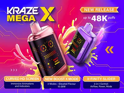 Kraze Mega X Disposable