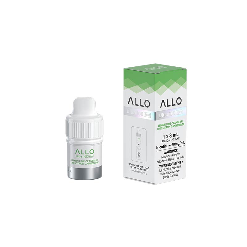 ALLO Ultra 10K Pod - Lemon Lime Cranberry (ON) - Bay Vape