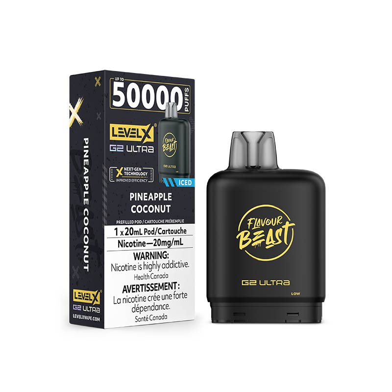 Level X G2 Ultra Pod - Flavour Beast - Pineapple Coconut Iced (AB) - Bay Vape