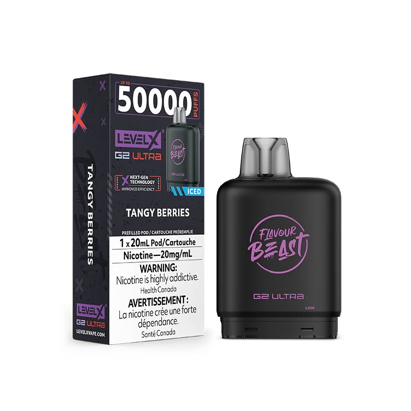 Level X G2 Ultra Pod - Flavour Beast - Tangy Berries Iced - Bay Vape