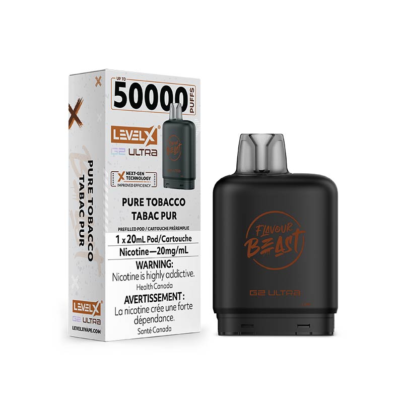 Level X Flavour Beast G2 Ultra Pod - Pure Tobacco (NB) - Bay Vape