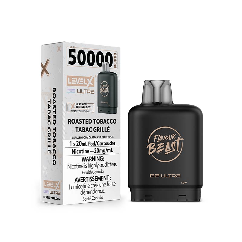 Level X Flavour Beast G2 Ultra Pod - Roasted Tobacco (NB) - Bay Vape