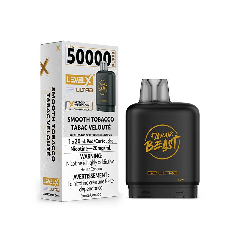 Level X Flavour Beast G2 Ultra Pod - Smooth Tobacco (NB) - Bay Vape