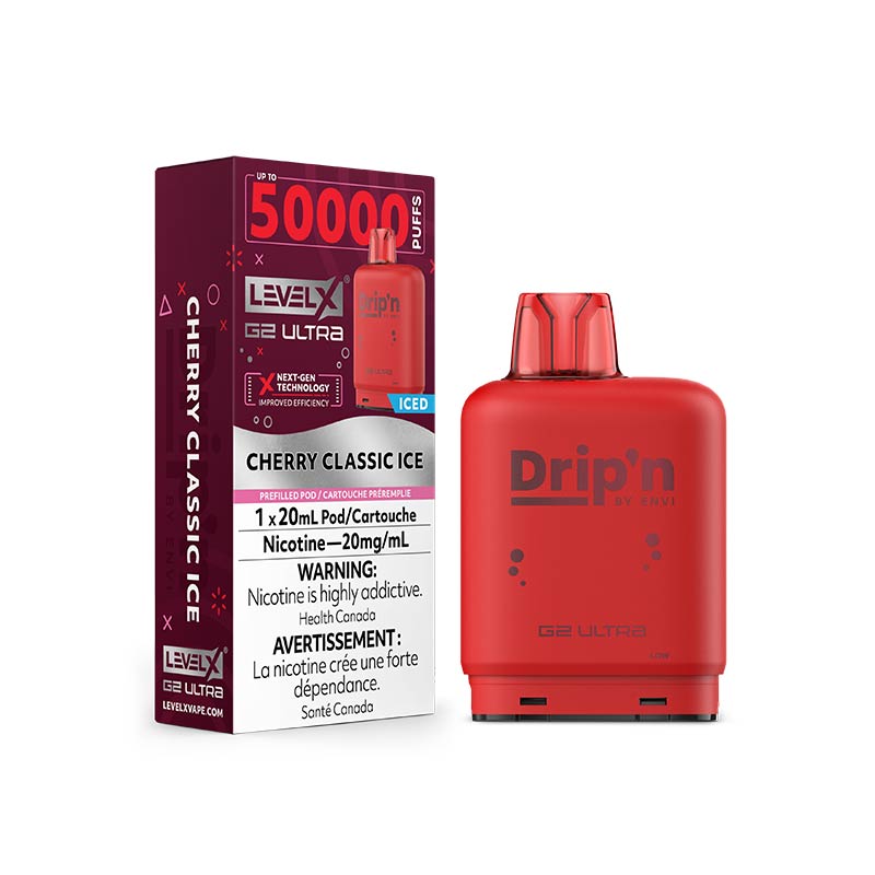 Level X Drip'n G2 Ultra Pod - Cherry Classic Ice (MB) - Bay Vape