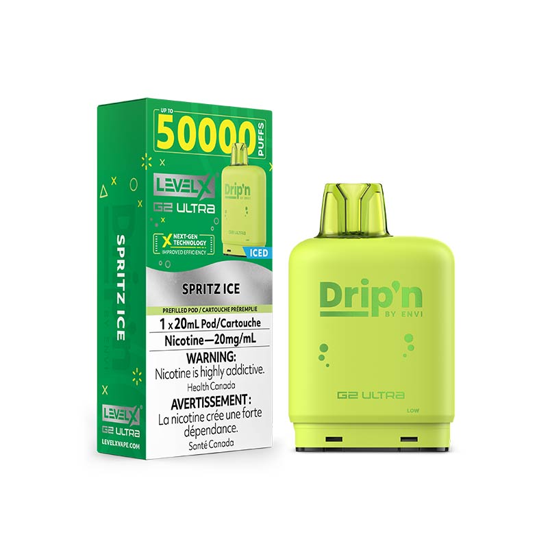 Level X Drip'n G2 Ultra Pod - Spritz Ice (ON) - Bay Vape