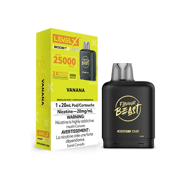 Level X Flavour Beast Boost G2 Pod - Vanana (ON) - Bay Vape