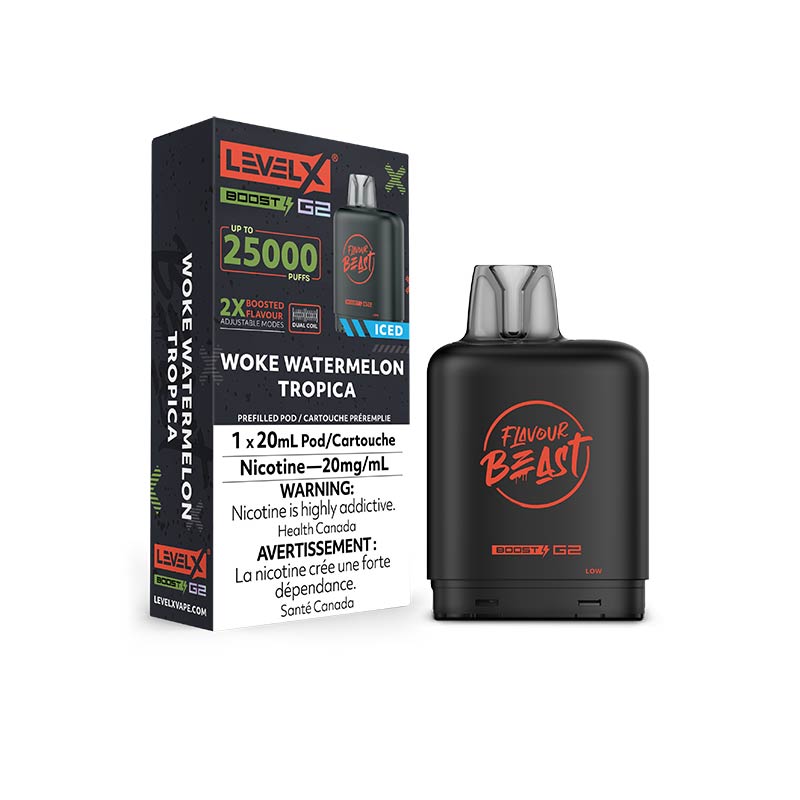 Level X Flavour Beast Boost G2 Pod - Woke Watermelon Tropica (ON) - Bay Vape