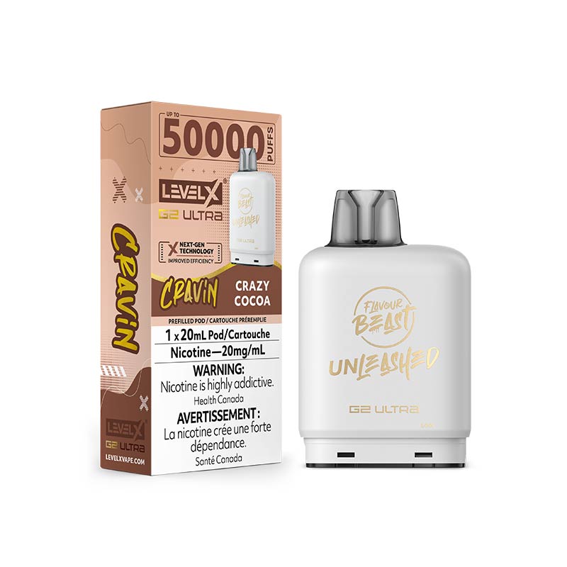 Level X Flavour Beast G2 Ultra Pod - Cravin' - Crazy Cocoa (ON) - Bay Vape