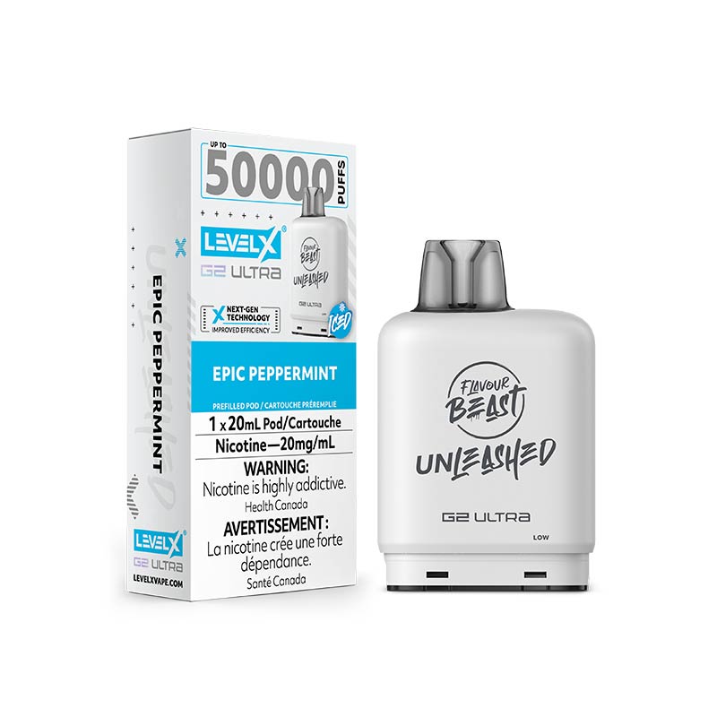 Level X G2 Ultra Pod - Unleashed - Epic Peppermint (ON) - Bay Vape