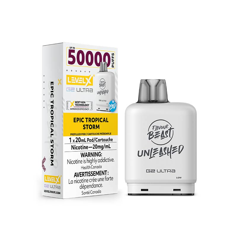 Level X G2 Ultra Pod - Unleashed - Epic Tropical Storm (ON) - Bay Vape