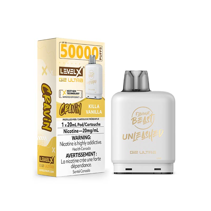 Level X Flavour Beast G2 Ultra Pod - Cravin' - Killa Vanilla - Bay Vape