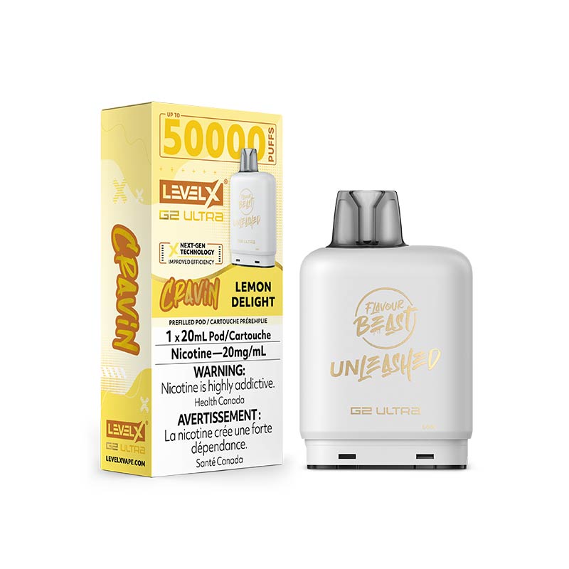 Level X Flavour Beast G2 Ultra Pod - Cravin' - Lemon Delight (ON)