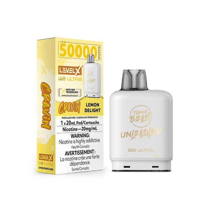 Level X Flavour Beast G2 Ultra Pod - Cravin' - Lemon Delight (AB)
