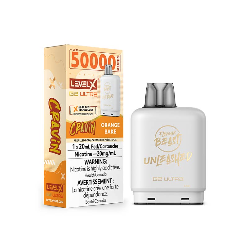 Level X Flavour Beast G2 Ultra Pod - Cravin' - Orange Bake (AB) - Bay Vape