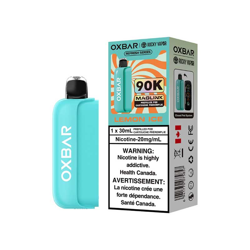 Oxbar Maglink Pre-Filled Pod - Refresh Series - Lemon Ice (ON) - Bay Vape