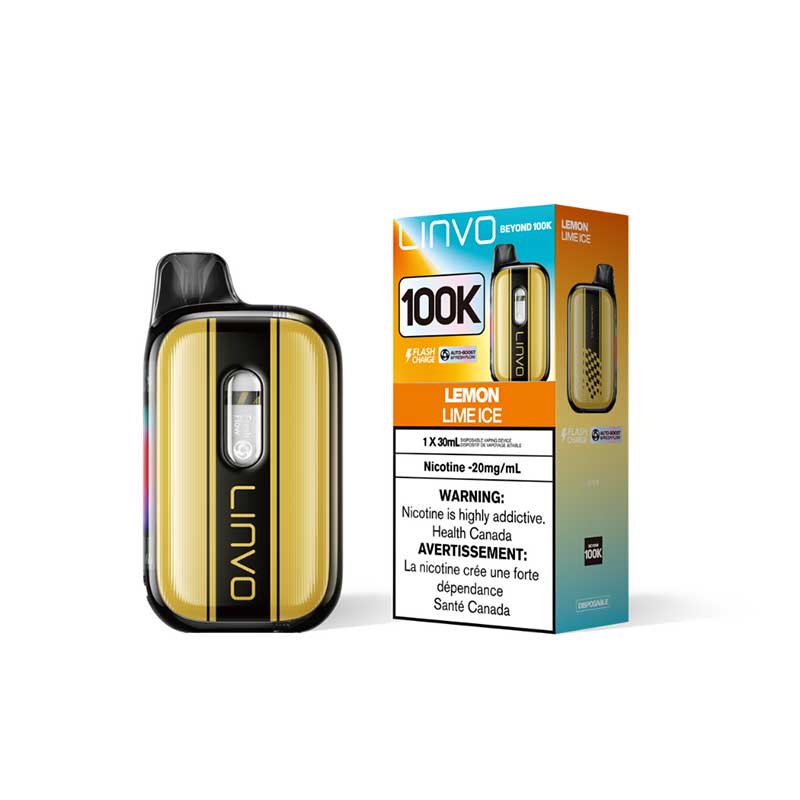 LINVO Beyond 100K Disposable - Lemon Lime Ice (AB) - Bay Vape