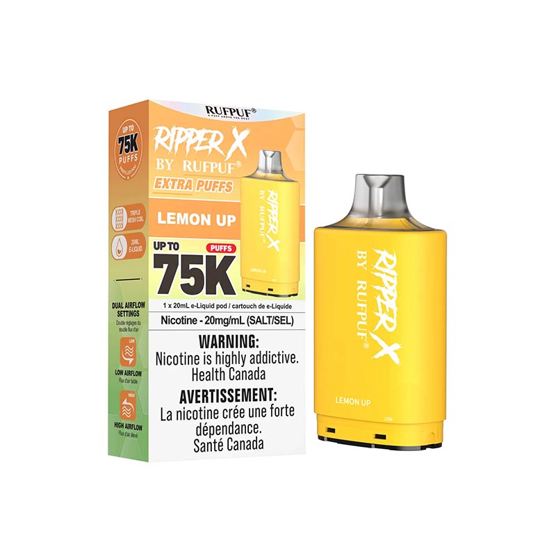 Ripper X Pod by Rufpuf 75K - Lemon Up (ON) - Bay Vape