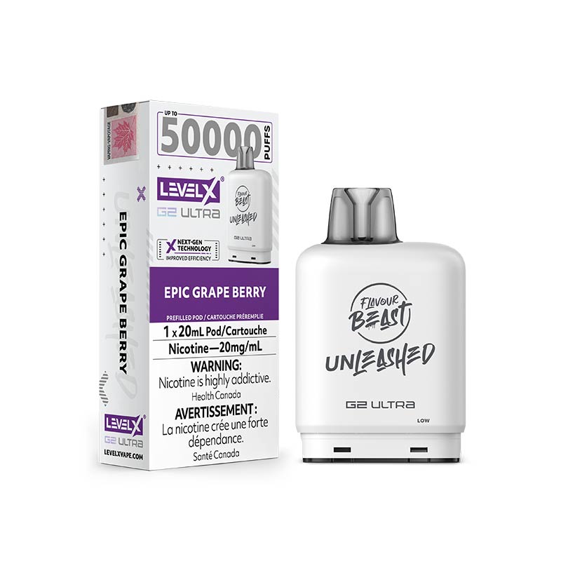 Level X G2 Ultra Pod - Unleashed - Epic Grape Berry (MB) - Bay Vape