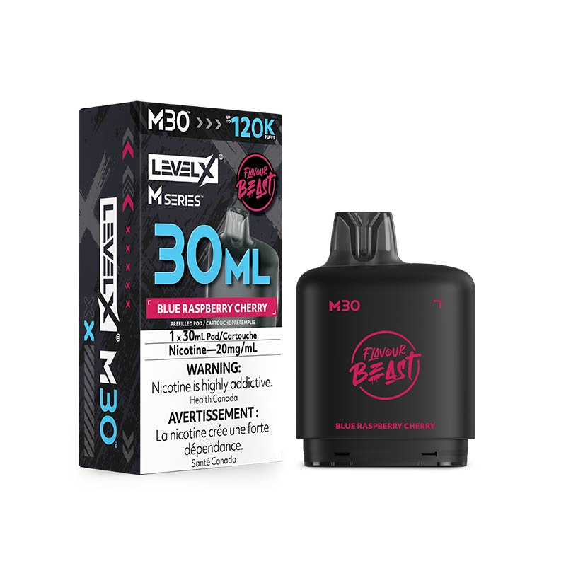 Level X M Series Pod - Flavour Beast - Blue Raspberry Cherry (ON)