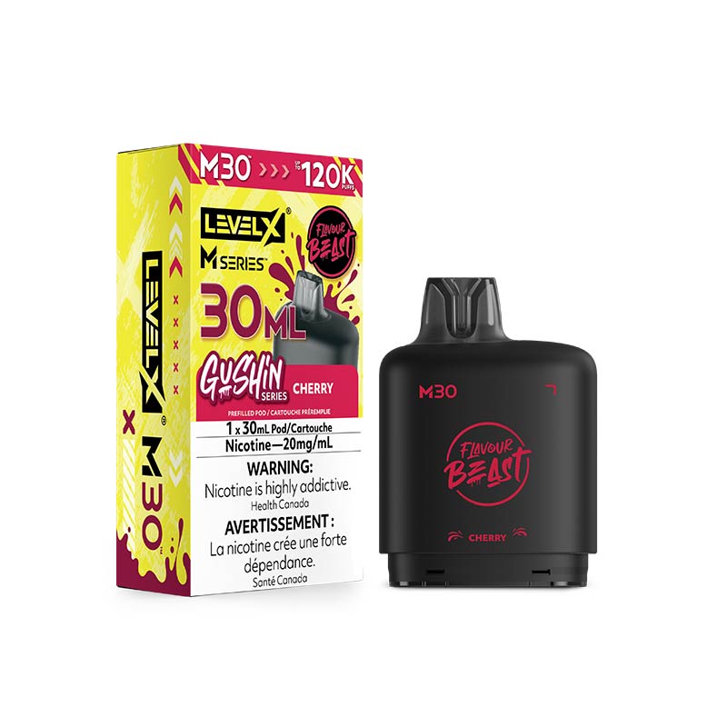 Level X M Series Pod - Flavour Beast - Gushin Cherry