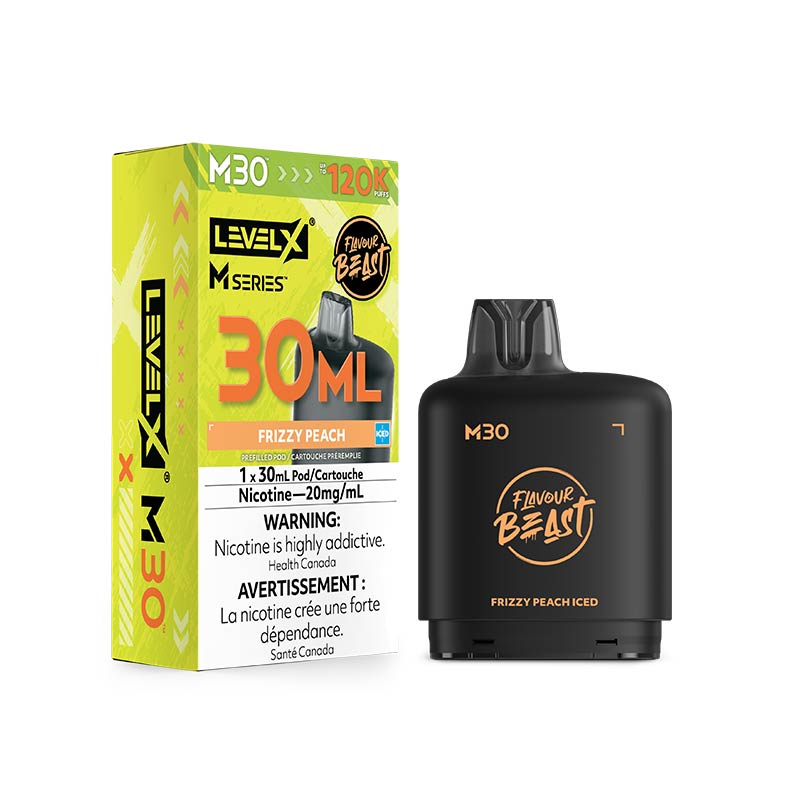 Level X M Series Pod - Flavour Beast - Frizzy Peach Iced (MB)