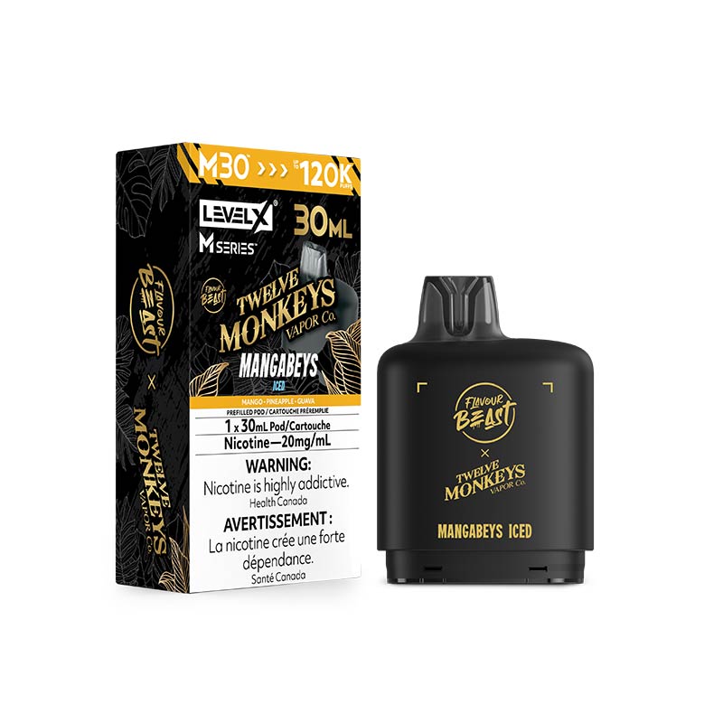 Level X M Series Pod - Flavour Beast - Mangabeys Iced (AB)