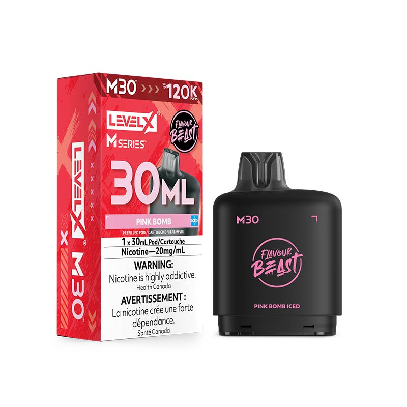 Level X M Series Pod - Flavour Beast - Pink Bomb Iced (ON)