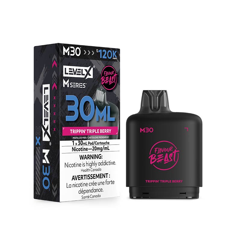 Level X M Series Pod - Flavour Beast - Trippin' Triple Berry (MB)