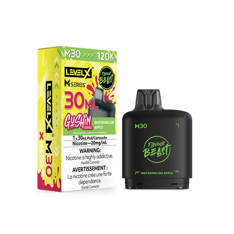 Level X M Series Pod - Flavour Beast - Gushin Watermelon Apple