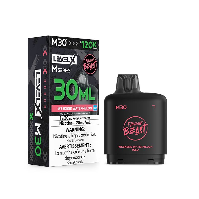 Level X M Series Pod - Flavour Beast - Weekend Watermelon Iced (MB)